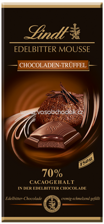 Lindt Edelbitter Mousse Chocoladen Trüffel, 150g