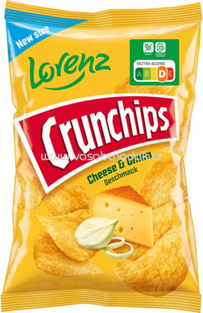 Lorenz Crunchips Cheese & Onion, 150g
