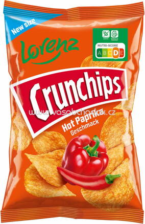 Lorenz Crunchips Hot Paprika, 150g
