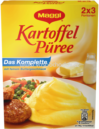 Maggi Kartoffel Püree - Das Komplette, 2x3 Portionen