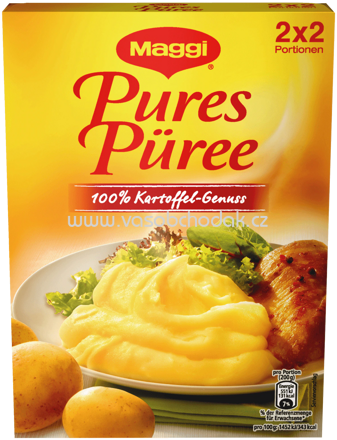 Maggi Pures Püree 100% Kartoffel Genuss, 2x2