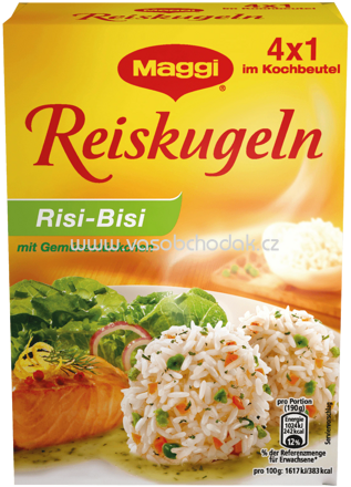 Maggi Reiskugeln Risi-Bisi, im Kochbeutel, 4x1