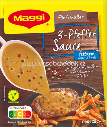 Maggi Für Genießer 3-Pfeffer Sauce, fettarm, 1 St