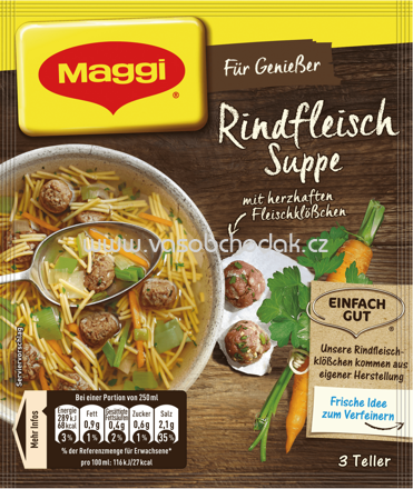 Maggi Für Genießer Rindfleisch Suppe, 1 St