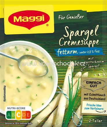 Maggi Für Genießer Spargel Cremesuppe, fettarm, 1 St
