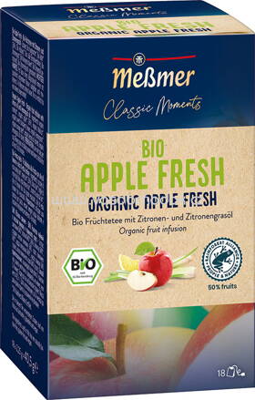 Meßmer Gastro Classic Moments Bio Apple Fresh, 18 Beutel