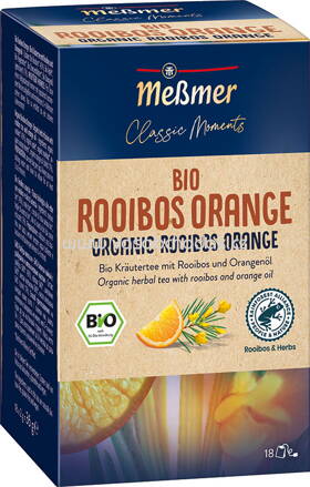 Meßmer Gastro Classic Moments Bio Rooibos Orange, 18 Beutel