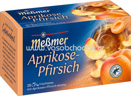 Meßmer Früchtetee Aprikose Pfirsich, 20 Beutel