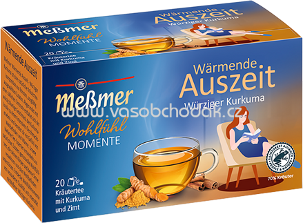 Meßmer Wärmende Auszeit Würziger Kurkuma, 20 Beutel