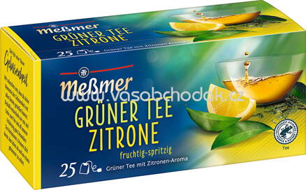 Meßmer Grüner Tee Zitrone, 25 Beutel