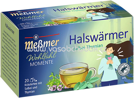 Meßmer Halswärmer Salbei-Thymian, 20 Beutel