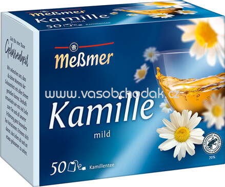 Meßmer Kräutertee Kamille, 50 Beutel