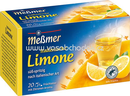 Meßmer Ländertee Italienische Limone, 20 Beutel
