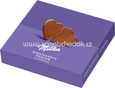 Milka Hauchzarte Herzen Alpenmilch, 130g