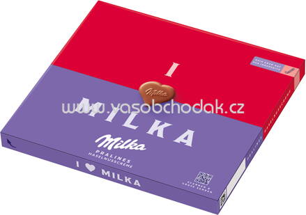 Milka 'I Love Milka' Pralinés Haselnusscrème, 110g