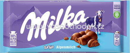 Milka Luflée Alpenmilch, 100g