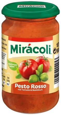 Mirácoli Pesto Rosso mit Tomate & Basillikum, 180 ml