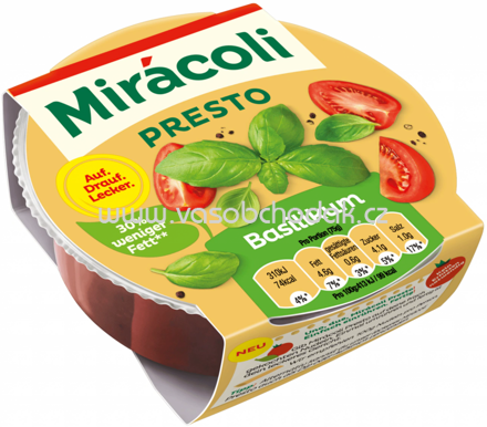 Mirácoli Presto Basilikum, 150g