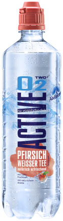 Adelholzener Active O2 Natural Pfirsich Weisser Tee, 750 ml