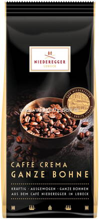 Niederegger Caffè Crema Ganze Bohne, 250g