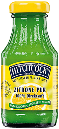 Hitchcock Zitronensaft 100% Direktsaft 0,2l
