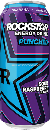 Rockstar Energy Punched Sour Raspberry, 500 ml