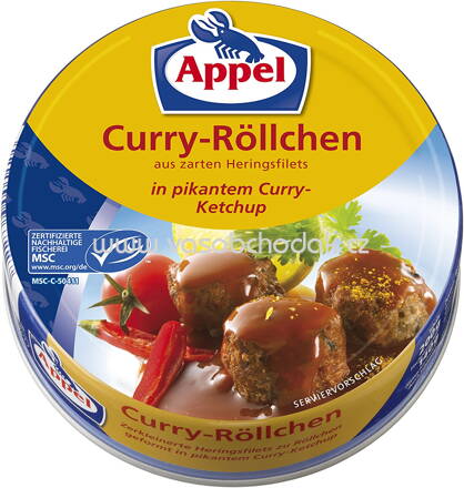 Appel Curry Röllchen, 200g