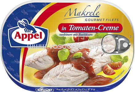 Appel Gourmet Makrelenfilets in Tomaten-Creme, 200g