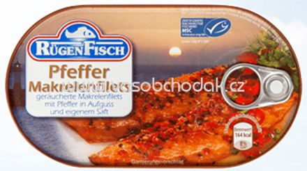 Rügen Fisch Pfeffer-Makrelenfilets, 200g
