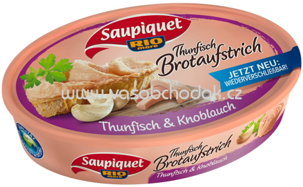 Saupiquet Thunfisch Brotaufstrich Knoblauch, 115g