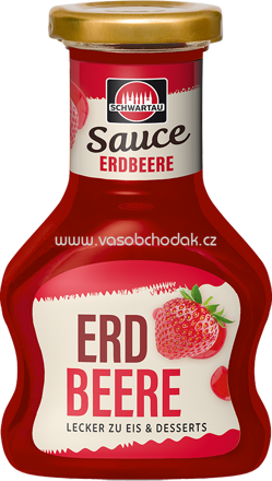 Schwartau Dessert Sauce Erdbeere, 125 ml