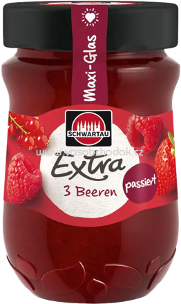 Schwartau Extra Konfitüre 3 Beeren, Maxi Glas, 600g