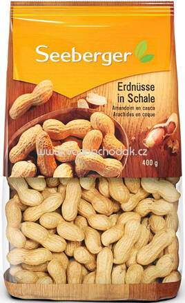 Seeberger Erdnüsse in Schale, 400g
