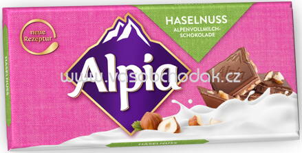 Alpia Tafelschokolade Haselnuss, 100g