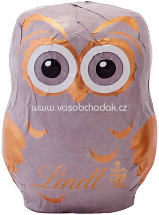 Lindt Eule Hohlfigur Milch lila, 40g