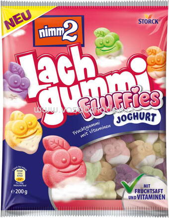 Storck Nimm2 Lachgummi Fluffies Joghurt, 200g