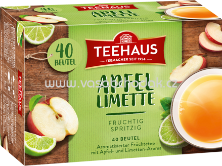 Teehaus Apfel Limette, 40 Beutel