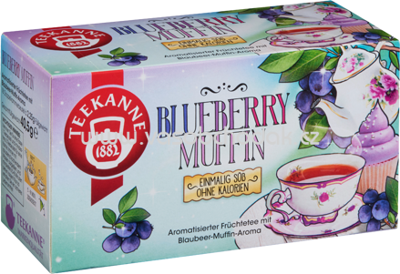 Teekanne Blueberry Muffin, 18 Beutel