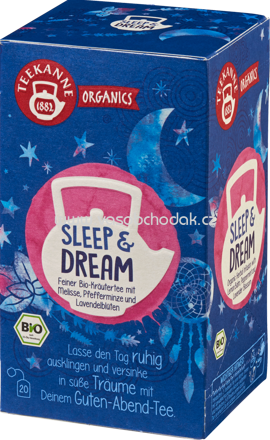 Teekanne ORGANICS Sleep & Dream, 20 Beutel