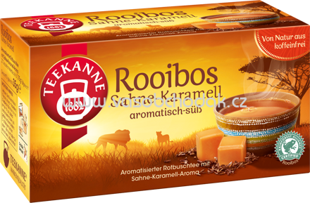 Teekanne Rooibos Sahne Karamell, 20 Beutel