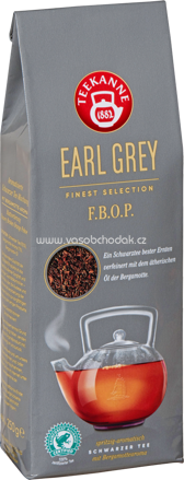 Teekanne Schwarzer Tee Earl Grey Finest Selection F.B.O.P., 250g