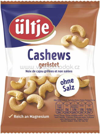 ültje Cashews geröstet, ohne Salz, 150g