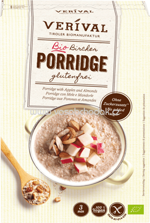 Verival Bircher Porridge, glutenfrei, 350 g