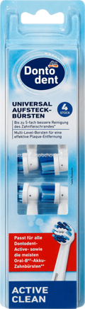 Dontodent Aufsteckbürsten Active Clean, 4 St