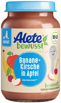 Alete Banane-Kirsche in Apfel, nach dem 4. Monat, 190g