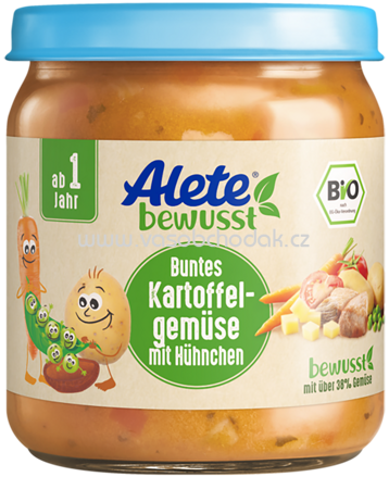 Alete Buntes Kartoffelgemüse mit Hühnchen, ab 1 Jahr, 250g