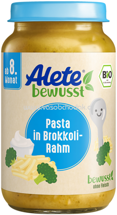 Alete Pasta in Brokkoli-Rahm, ab 8. Monat, 220g