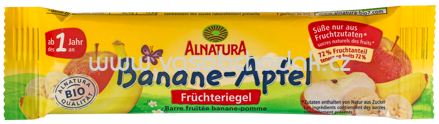 Alnatura Früchteriegel - Banane Apfel, ab 1 Jahr, 25g
