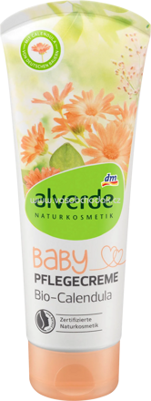 Alverde NATURKOSMETIK Baby Pflegecreme für Gesicht & Körper Bio-Calendula, 100 ml