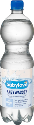 Babylove Babywasser, von Geburt an, Flasche, 1l